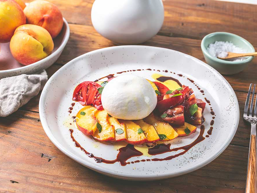 Peach & Tomato Salad