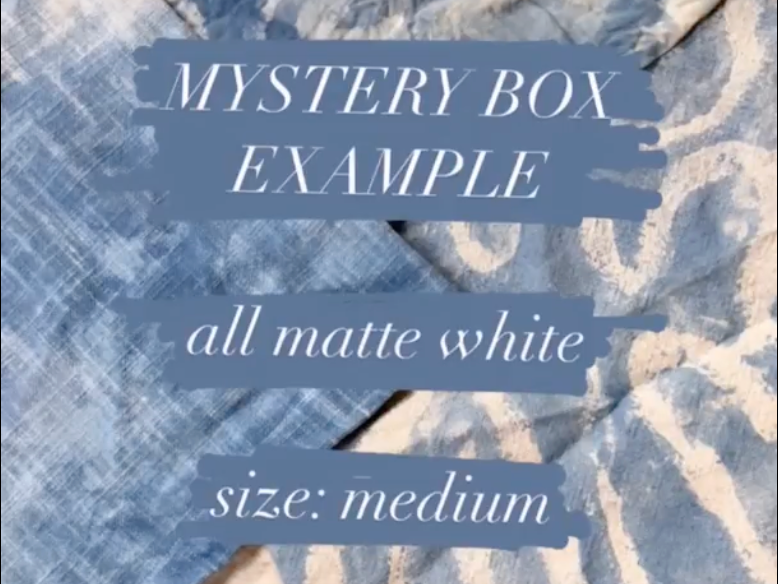 Mystery Box Example: All Matte White - Medium