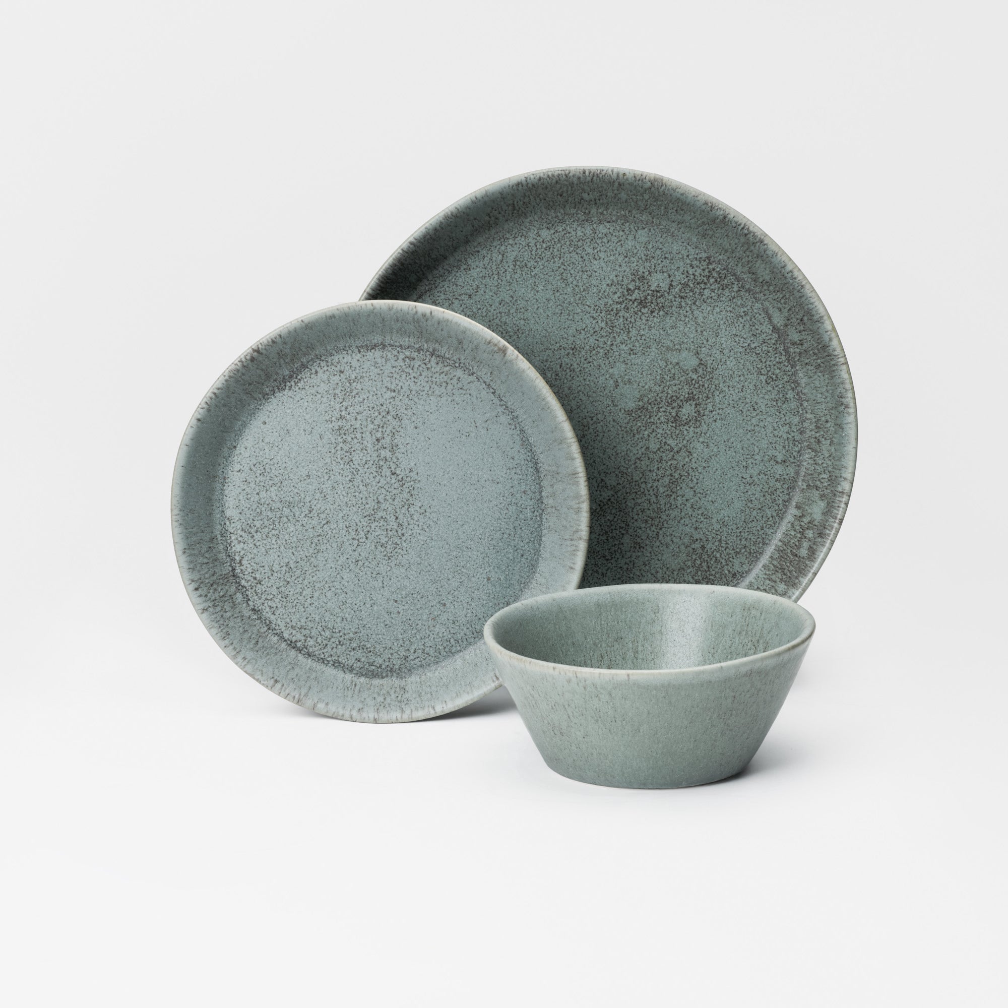 3 Piece Skali Coupe Dinner Setting