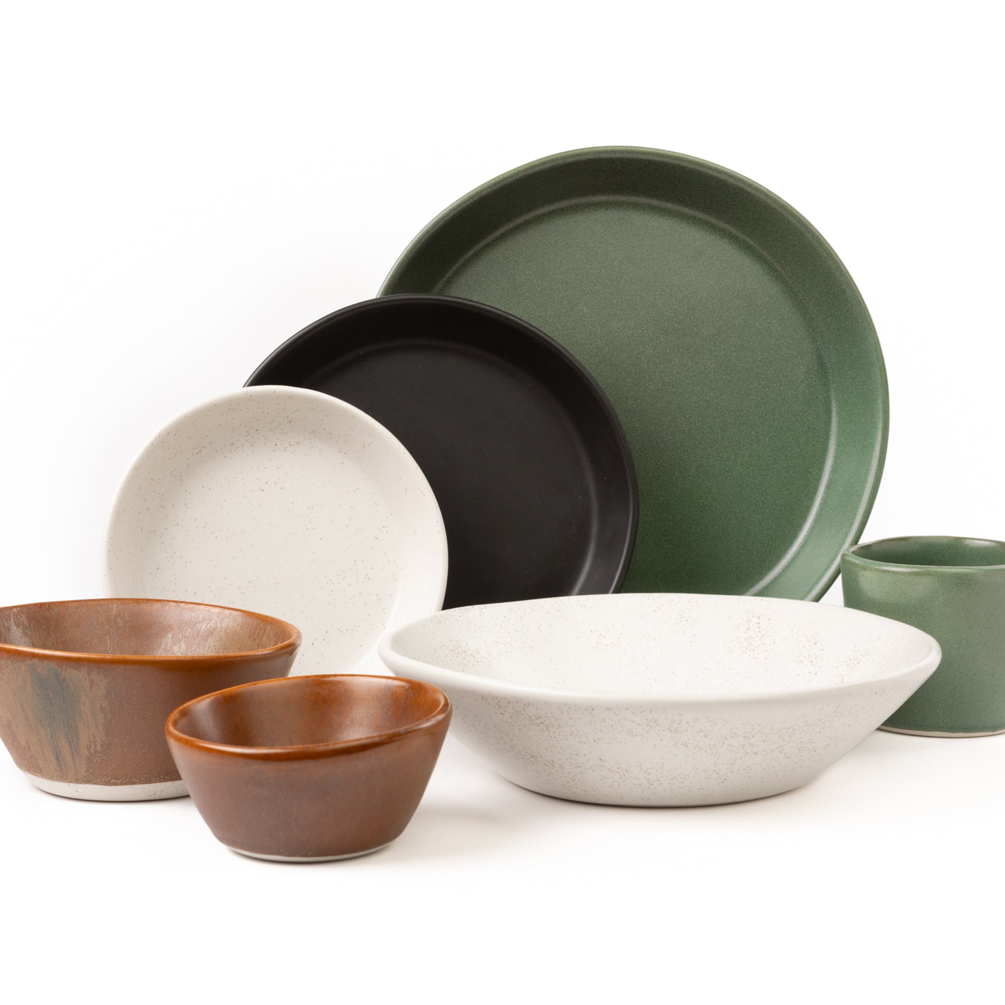 7 Piece Skali Coupe Dinner Setting