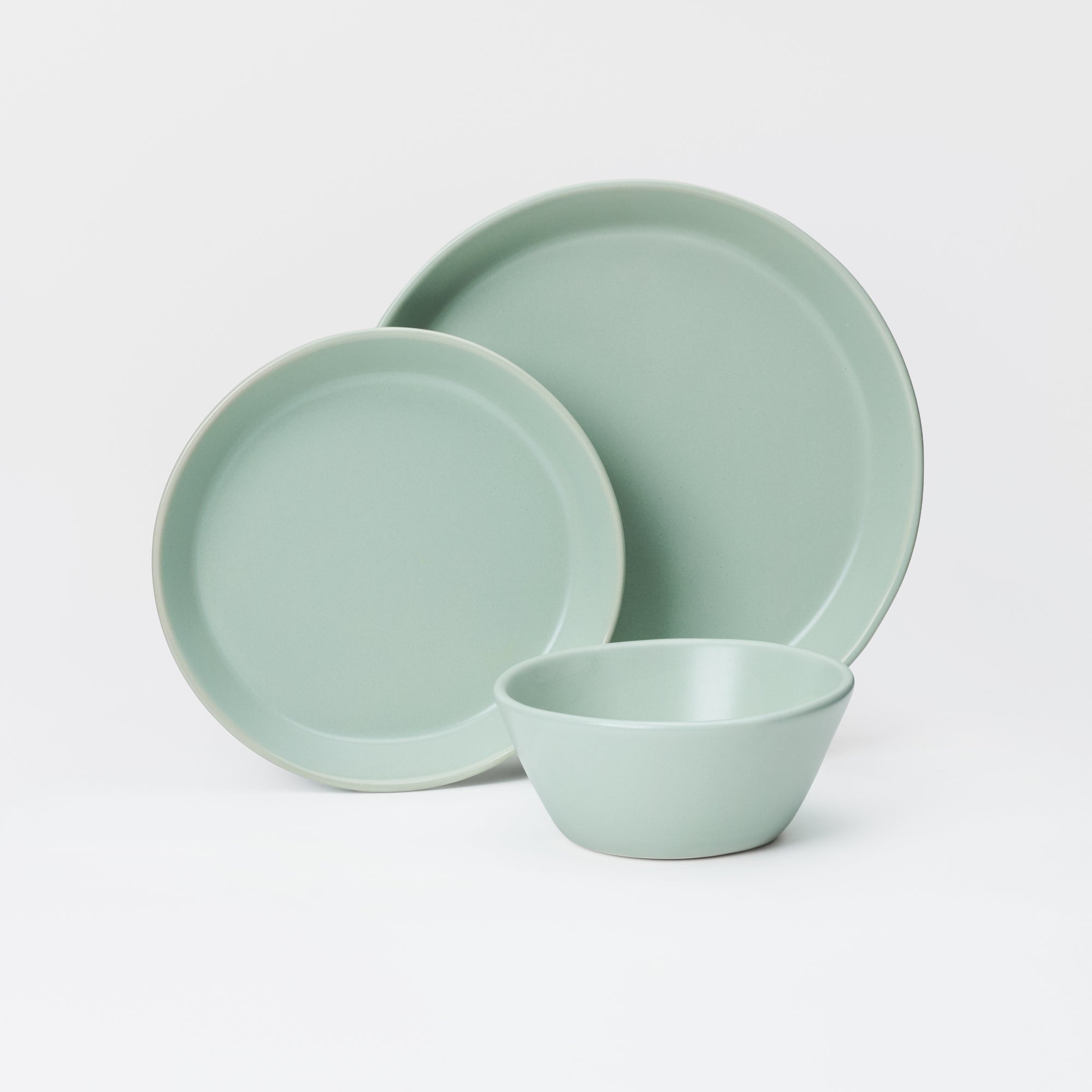 3 Piece Skali Coupe Dinner Setting