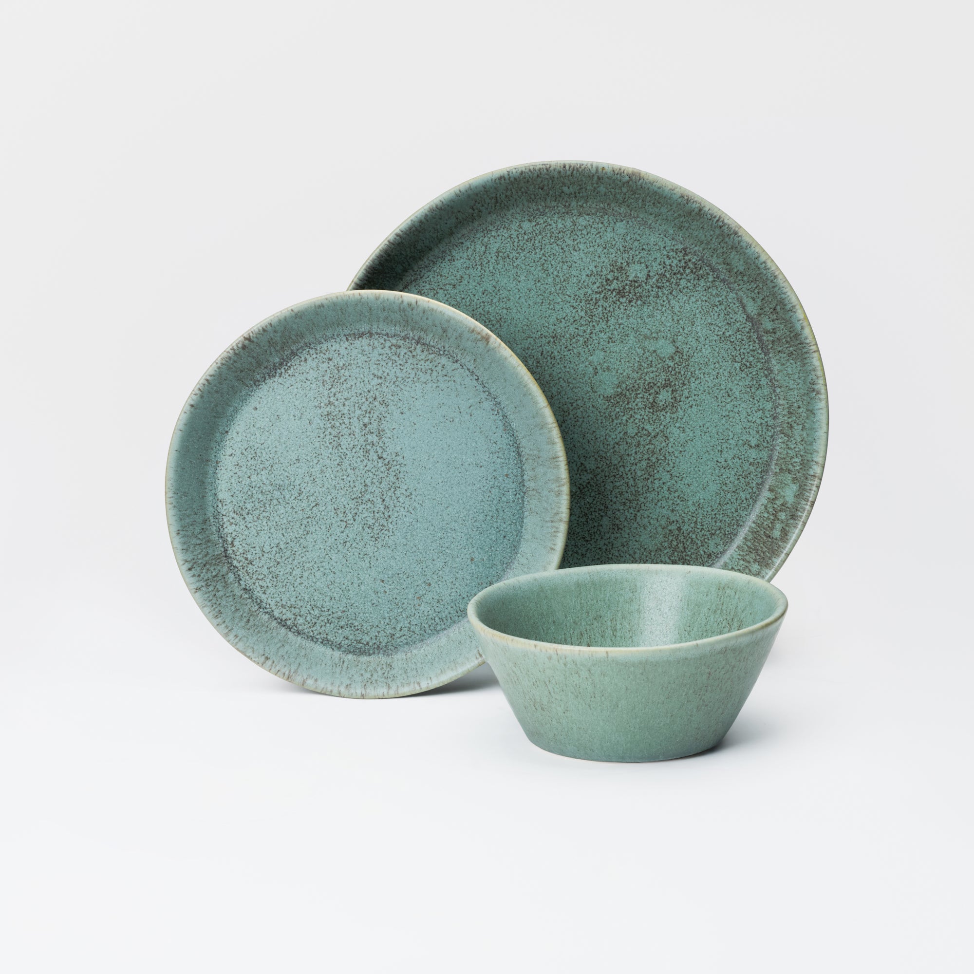 3 Piece Skali Coupe Dinner Setting