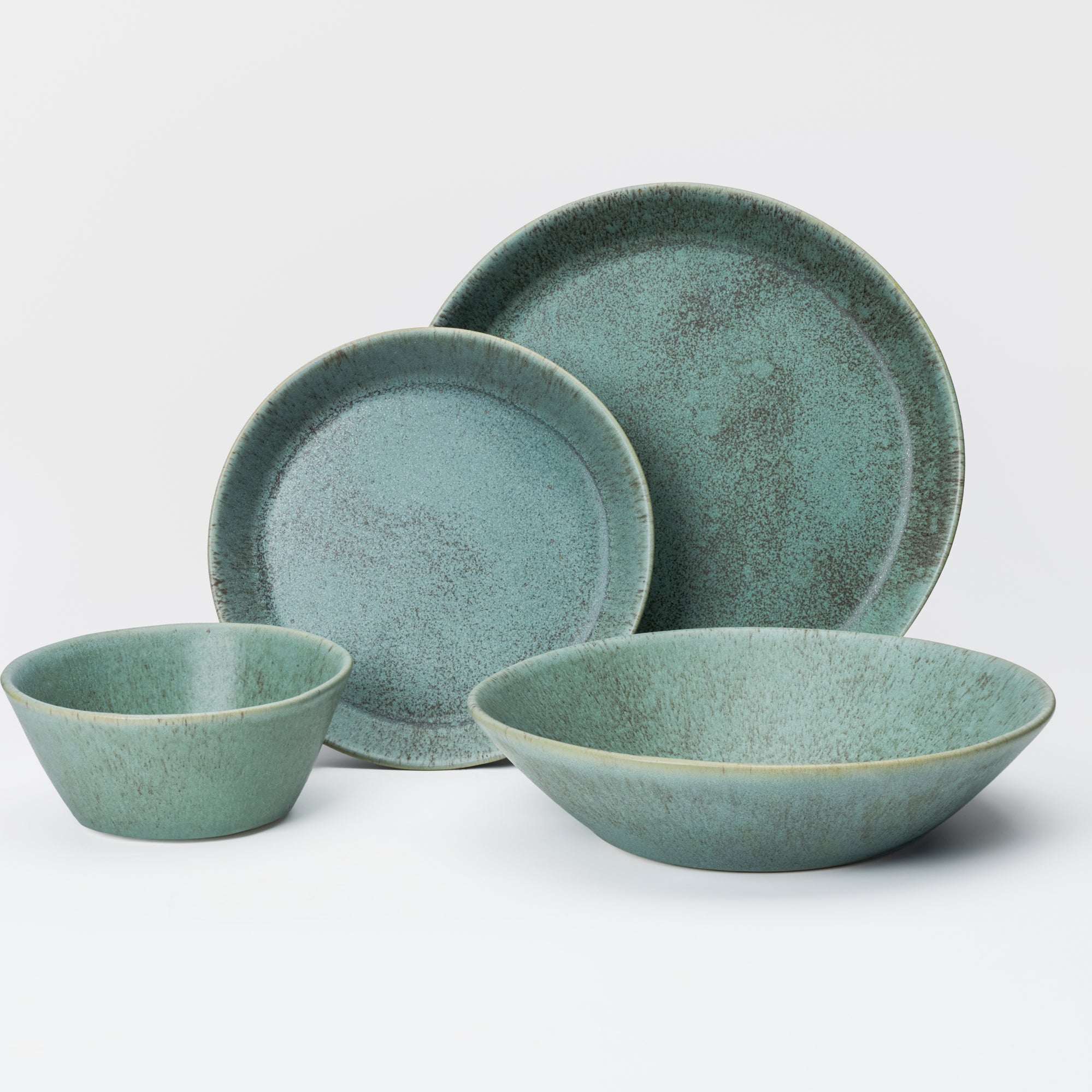 4 Piece Skali Coupe Dinner Setting