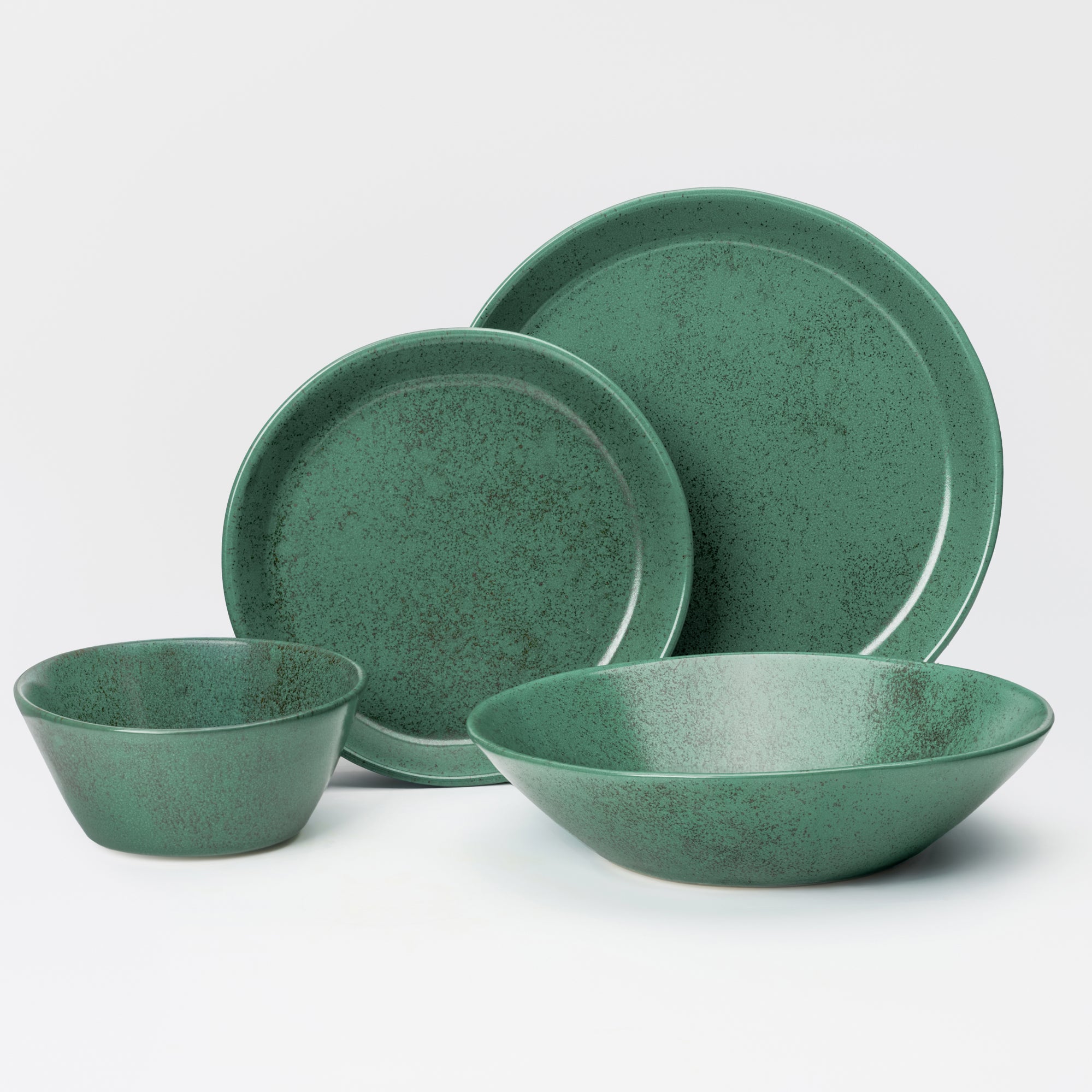 4 Piece Skali Coupe Dinner Setting