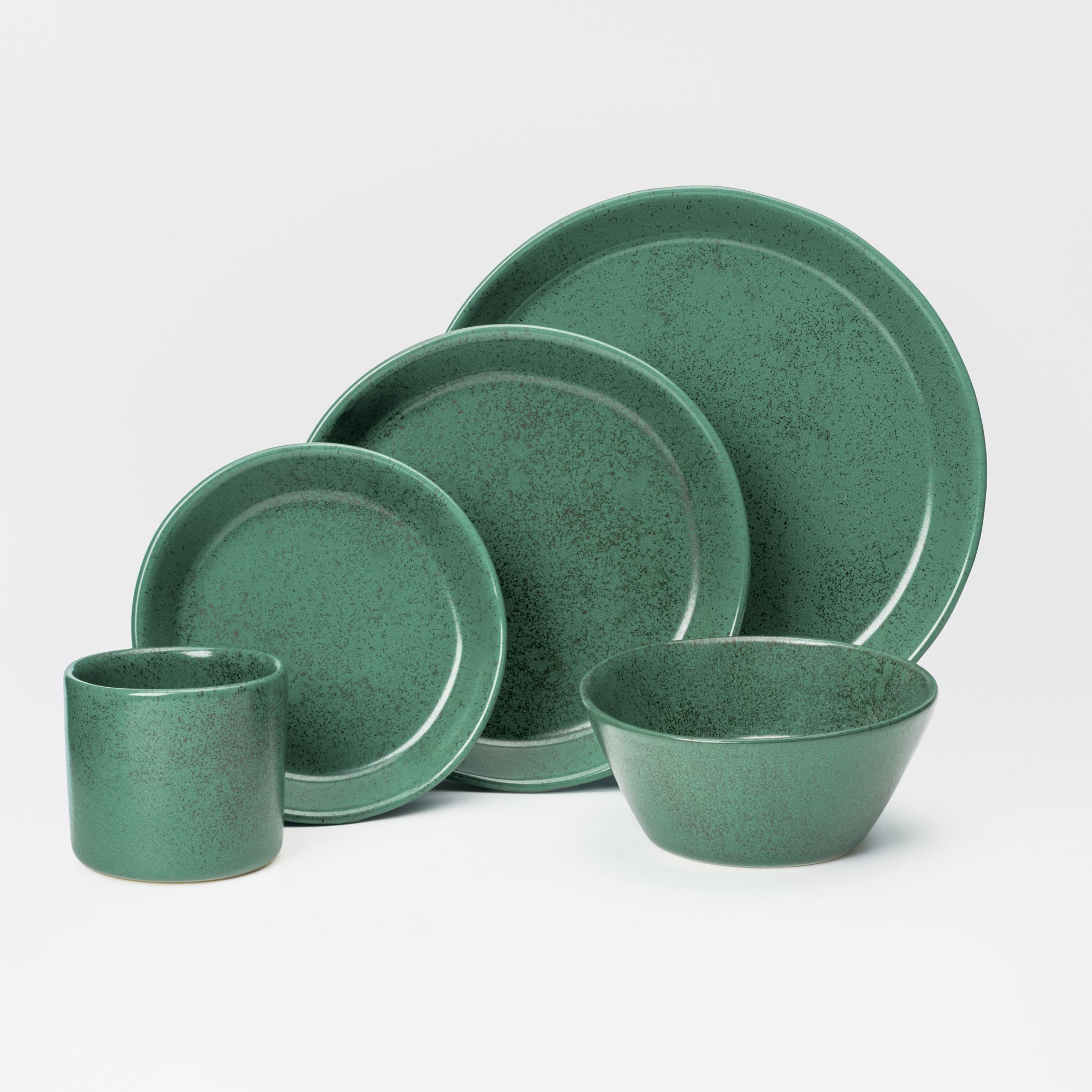 5 Piece Skali Coupe Dinner Setting