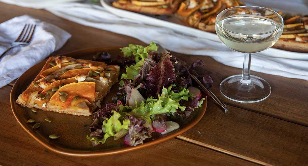 Rustic Butternut Squash + Apple Tart with Brown Butter + Sage