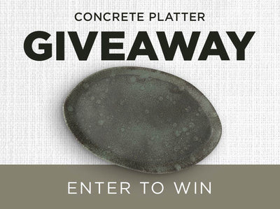 New Concrete Colorway Platter Giveaway!