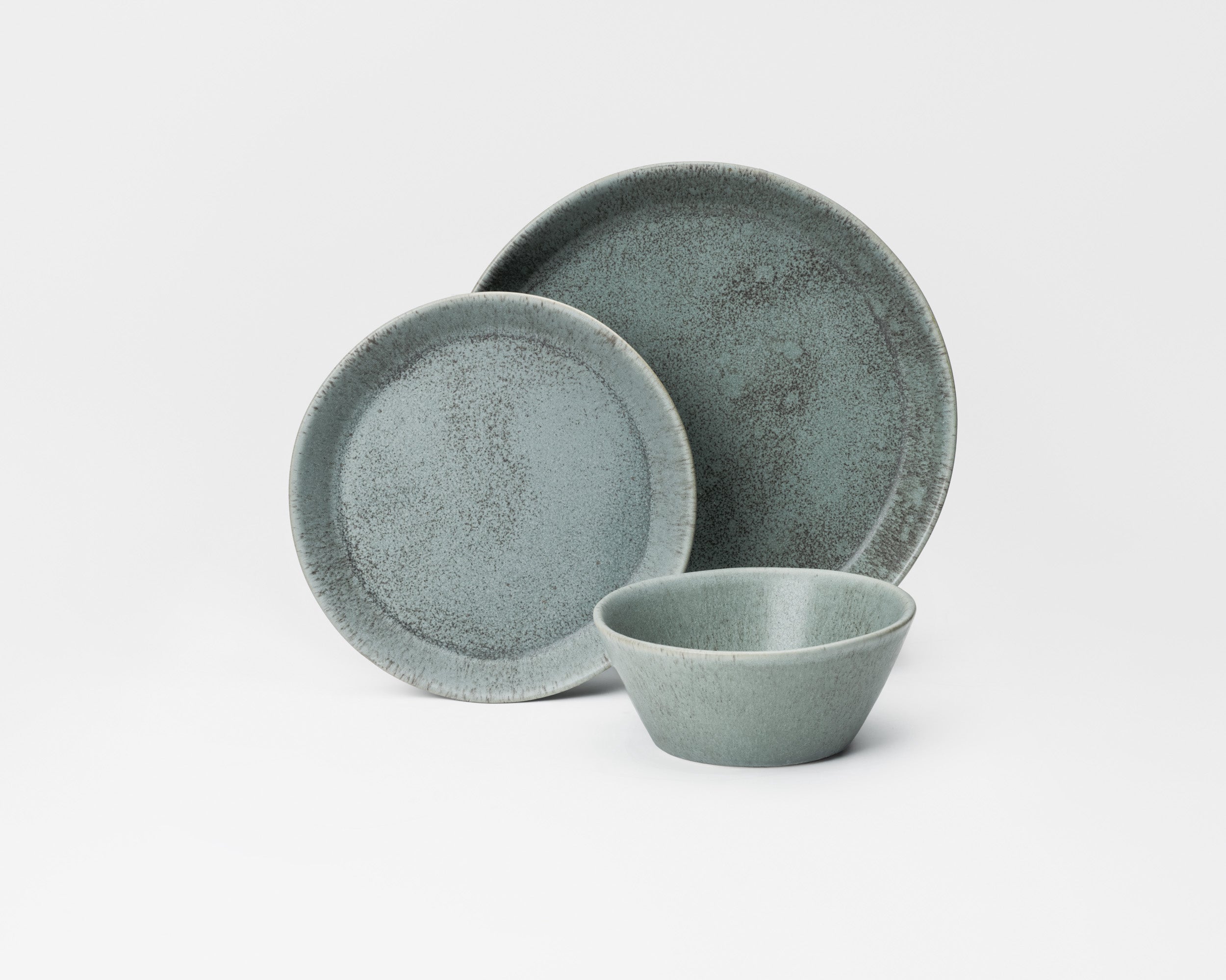 3 Piece Skali Coupe Dinner Setting