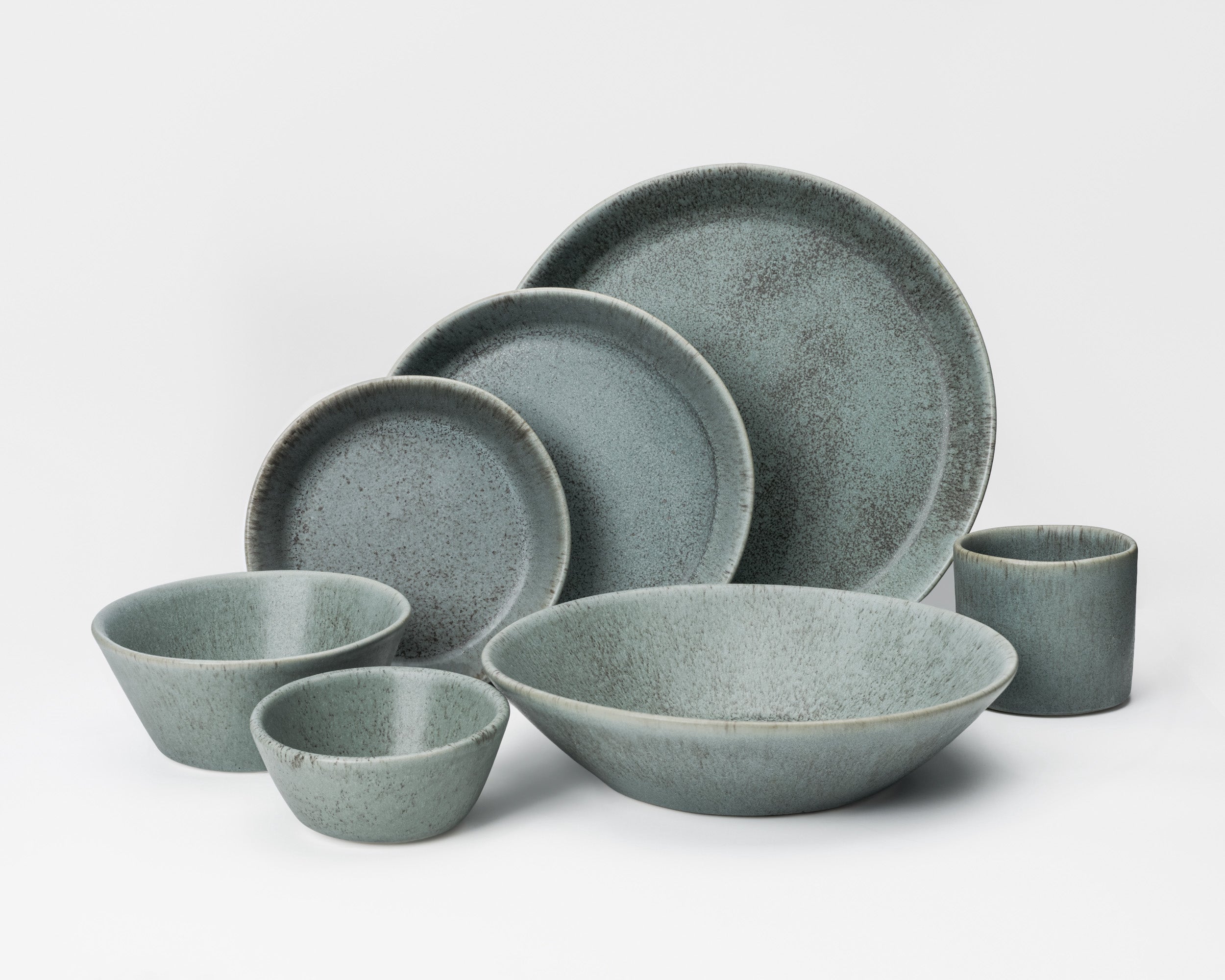 7 Piece Skali Coupe Dinner Setting