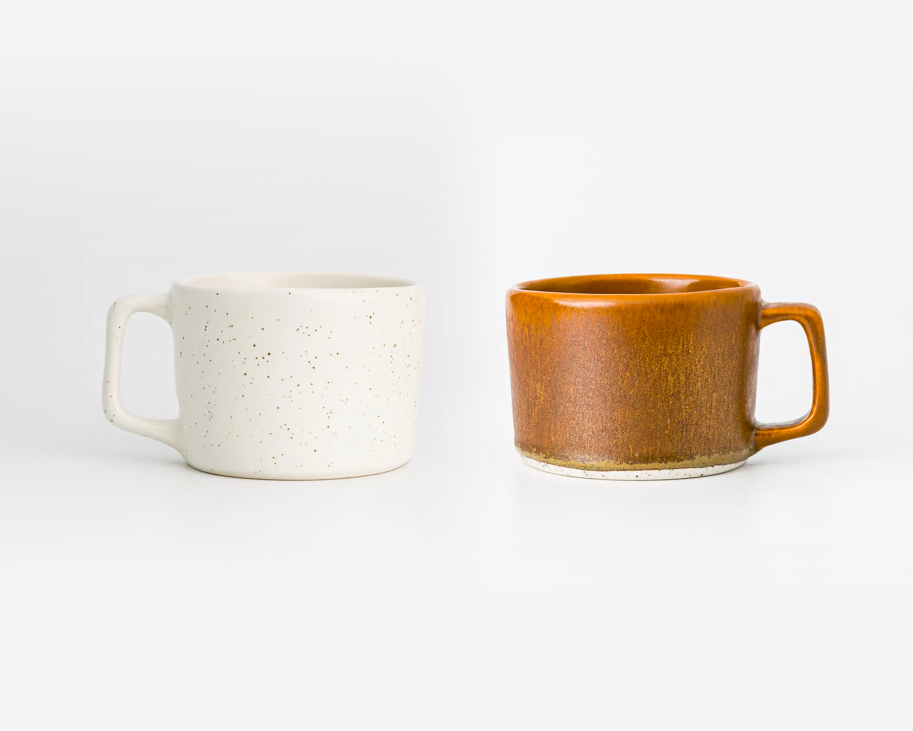 Pair of 10oz Short Mugs