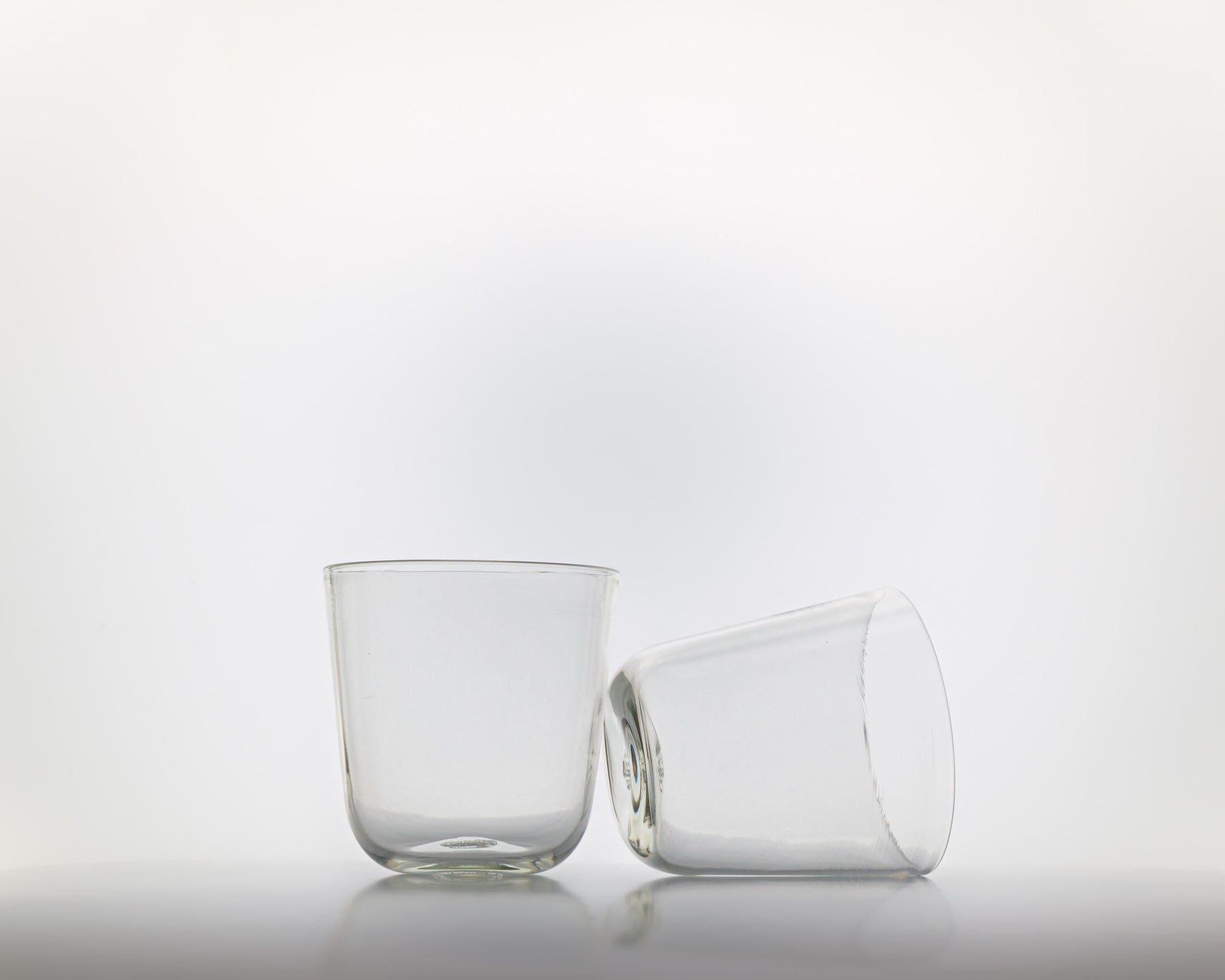 Hand Blown Glass Mug Ripple Glass Coffee Cup Minimalist Iced -  Denmark