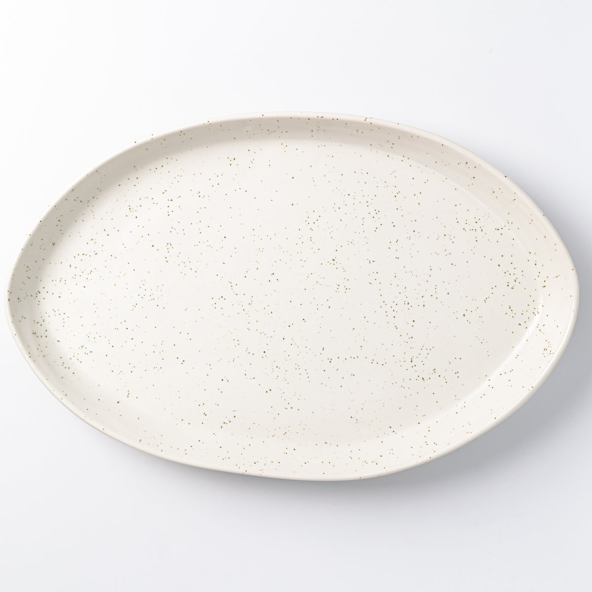15" Oval Platter - Concrete Color