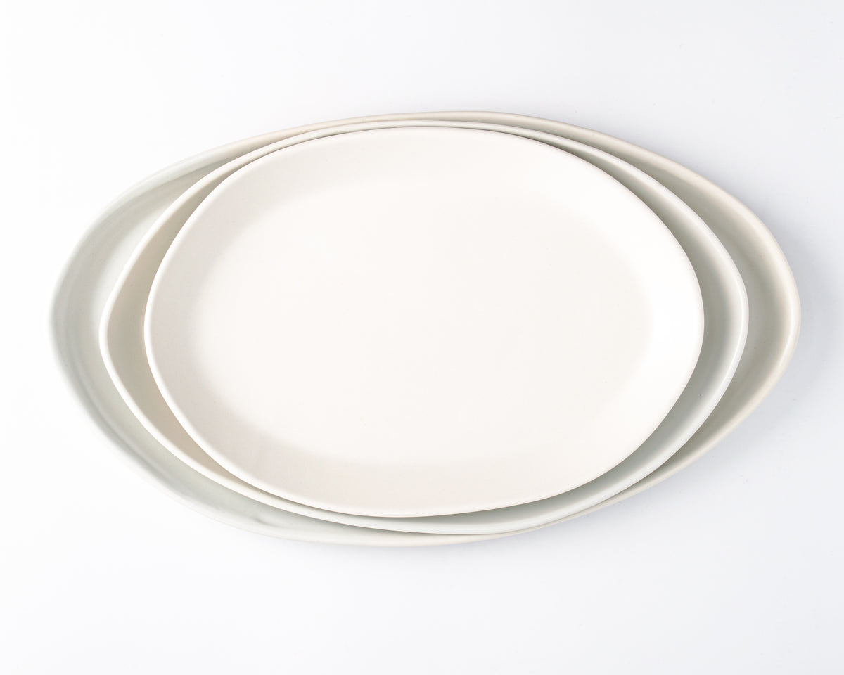 Haand 3 Piece Serving Platter Set, Birch